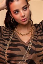 Spiral Hoops Earrings Gold - фото 123497