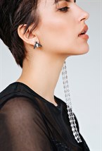 Assymetric Long Earrings - фото 123511