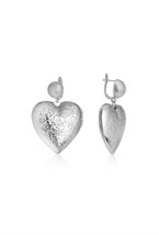 Medium Hearts Silver - фото 123535