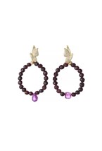 Garnet Earrings - фото 123557