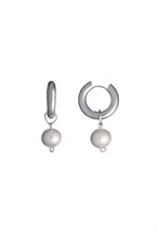Hoops Pearl Silver - фото 123574