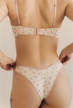 Трусы танга - галочка Daily розовый - фото 125560