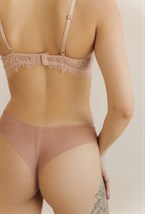 Трусики бразилиана Classic пудра - фото 125582