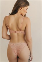 Танга-галочка Leo пудровый - фото 125620