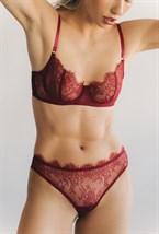 Бюстгальтер Elly бордо - фото 125702