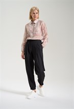 Блуза с цветочным принтом - фото 125818