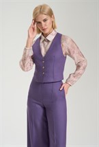 Жилет  укороченный - фото 125847