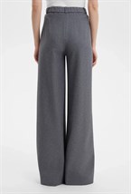 Брюки клеш серые - фото 125860
