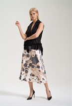 Юбка расклешенная принтованная - фото 125925