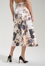 Юбка расклешенная принтованная - фото 125927