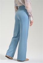 Брюки прямые голубые - фото 125952