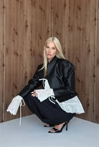 Жакет на стойке «One black» - фото 126016