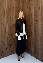 Жакет на стойке «One black» - фото 126019