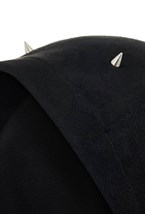 Чепчик dark c металлическими рожками - фото 126053