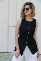 Удлиненный жилет - фото 126140