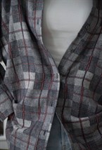 Клетчатая рубашка оверсайз - фото 126171