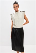 Блуза с широкой проймой - фото 126460