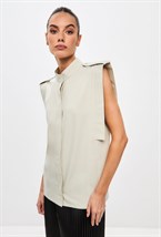 Блуза с широкой проймой - фото 126461