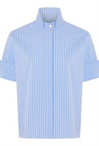 Рубашка с фигурным рукавом - фото 126473