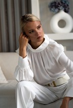 Блуза свободного кроя - фото 126484