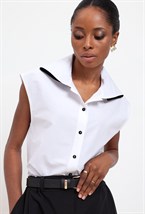 Рубашка с воротником трансформером - фото 126486