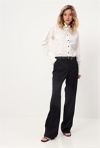 Рубашка с принтом "горох" - фото 126499