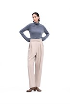 Брюки с защипами - фото 127720