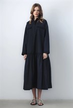 Платье с воланом - фото 128036