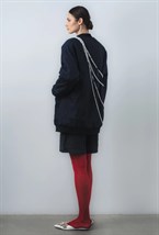 Удлиненный бомбер - фото 128149