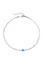 браслет на ногу из перламутра - фото 128444