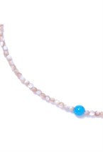 браслет на ногу из перламутра - фото 128445