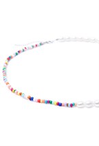 чокер-половинка из жемчуга и бисера - фото 128468