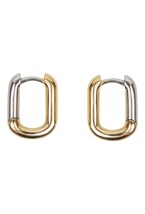 серьги-конго золотистые - фото 128523