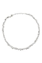 чокер из серебряного гематита - фото 128560