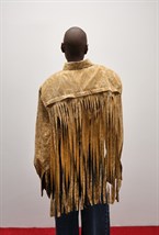 Рубашка джинсовая с бахромой - фото 128750