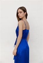 Шелковое платье на запах - фото 128937