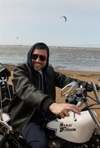 Бомбер кожаный - фото 129149