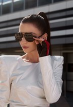 Платье лаковое - фото 129243