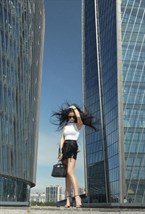 Юбка с бахромой кожаная - фото 129275