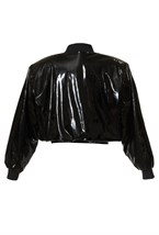 Бомбер лаковый - фото 129303