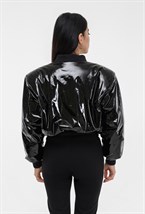 Бомбер лаковый - фото 129306