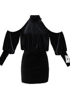 Платье бархатное "Пиковая дама" - фото 129321