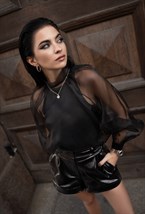 Блуза из органзы - фото 129402