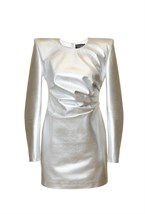 Платье кожаное - фото 129544