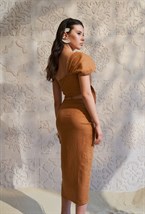 Топ  Maya коричневый - фото 129723