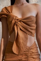 Юбка Maya коричневая - фото 129731