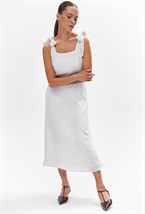 Платье в горох Petit pois blanche - фото 129862