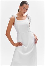 Платье в горох Petit pois blanche - фото 129863