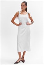 Платье в горох Petit pois blanche - фото 129866