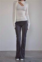 Штаны из экозамши - фото 129931